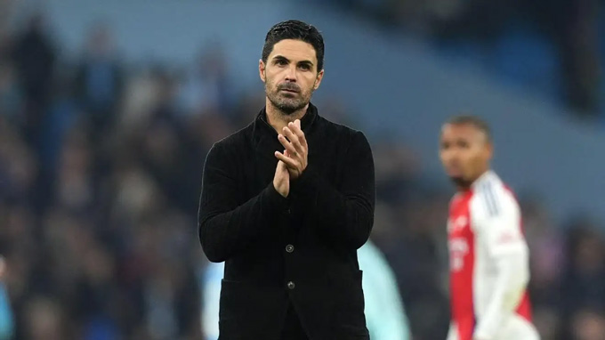 Arteta và Arsenal suýt chút nữa đã giành 3 điểm trước Man City