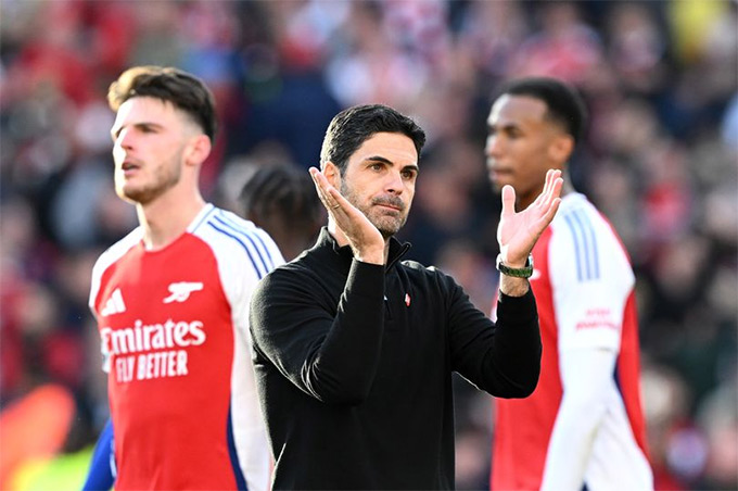 Arteta cảm thấy hạnh phúc vì Arsenal biết kiểm soát được tình thế